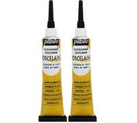 PEBEO 6-Piece 20ml Porcelaine 150 China Paint Cloisonne 20ml - Marseille Yellow,Marseille Yellow (Pack of 2)