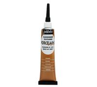Pebeo 6-Piece 20ml Porcelaine 150 China Paint Cloisonne 20ml - Vermeil Gold,Vermeil Gold, 036-008
