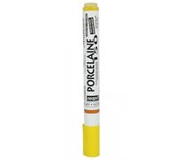 Pebeo 6-Piece Porcelaine 150 China Paint Fine Tip Marker, Marseilles Yellow,Marseilles Yellow