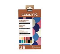 Pebeo 757451 Ceramic Explorer Set, Assorted, 12X20ML