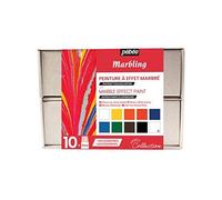 Pebeo 758495 MARBLING Collection Set, Assorted 10X45ML