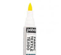 Pebeo 7A Light Yellow Fabric Marker - 1mm