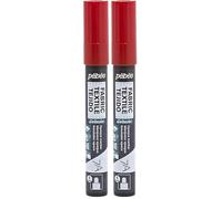 PEBEO 7A Opaque Red Fabric Marker - 4M (Pack of 2)