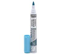 Pébéo 803475 7A Fabric Marker Brush Tip 1 mm Neon Blue