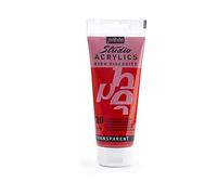 Pébéo 831-020 - Studio Acrylics Fine Acrylic - Acrylic Paint - Red Acrylic - Quinacridone Scarlet, 100 ml