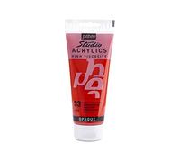 Pébéo 831-033 - Studio Acrylics Fine Acrylic - Acrylic Paint - Red Acrylic - Cadmium Red Hue, 100 ml