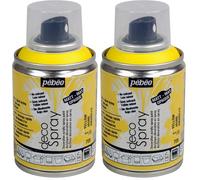 PEBEO 93705 100ml Deco Spray, Acrylic, Yellow, 10.5 x 5.2 x 5.2 cm (Pack of 2)