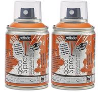 PEBEO 93706 100ml Deco Spray, Acrylic, Tangerine, 10.5 x 5.2 x 5.2 cm (Pack of 2)