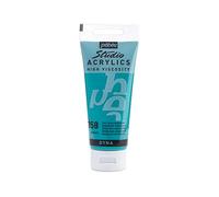 Pébéo 832-358 - Studio Acrylics Fine Acrylic - Acrylic Paint - Iridescent Acrylic - Iridescent Green-Blue, 100 ml