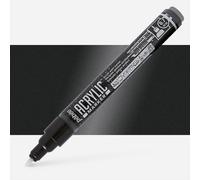 Pebeo : Acrylic Marker : 0.7mm Round Nib : Precious Black