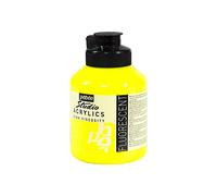 Pébéo 172372 - Studio Acrylics Fine Acrylic - Acrylic Paint - Fluorescent Acrylic - Fluorescent Yellow, 500 ml, (Pack of 1)