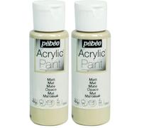 PEBEO - Acrylic Paint Matt Light Taupe - 59 ml (Pack of 2)