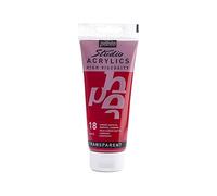 Pébéo - Studio Acrylics Fine Acrylic - Acrylic Paint - Red Acrylic - Naphtol Carmine, 100 ml