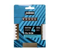 Pebeo Art Supplies "Creates a Blade Texture" Stainless Steel Scraper Blade 4.9 x 3.9 inches (10 x 10 cm)