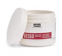 Pebeo 523850 500 ml Gesso, Transparent