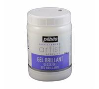 Pebeo Auxiliaries Artist Acrylic Gloss Gel 250ml acrylic medium pot paint