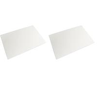 Pebeo Canvas Art, White,20x20cm (Pack of 2)