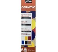 Pebeo Ceramic Initiation Set, Assorted, 6X20ML
