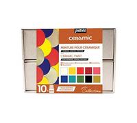 Pebeo Ceramic Collection Set, Assorted, 10X45ML 758451