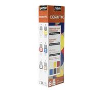 Pebeo Ceramic Decorative Paint Initiation Set Assorted Colours 6 x 20 ml
