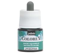 Pébéo - Colorex 45 ml Emerald Green Ink - Colorex Watercolour Ink Pebeo - Green Ink Velvety Rendering - Multi-Tool Drawing Ink All Media - 45 ml - Emerald Green