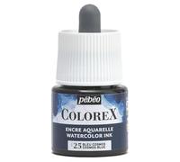 Pébéo - Colorex Ink 45 ml Cosmos Blue - Colorex Watercolour Ink Pébéo - Velvety Rendering Blue Ink - Multi-Tool Drawing Ink for All Media - 45 ml - Cosmos Blue