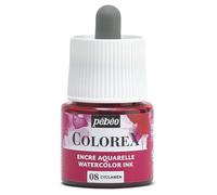 Pébéo - Colorex Ink 45 ml Cyclamen - Colorex Watercolour Ink Pébéo - Velvety Pink Ink - Multi-Tool Drawing Ink for All Media - 45 ml - Cyclamen