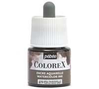 Pébéo - Colorex Ink 45 ml Dove Grey - Colorex Watercolour Ink Pébéo - Velvety Dove Grey Ink - Multi-Tool Drawing Ink for All Media - 45 ml - Dove Grey
