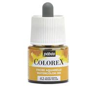 Pébéo - Colorex Ink 45 ml Indian Yellow - Colorex Watercolour Ink Pébéo - Velvety Yellow Ink - Multi-Tool Drawing Ink for All Media - 45 ml - Indian Yellow