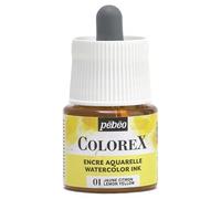 Pébéo - Colorex Ink 45 ml Lemon Yellow - Colorex Watercolour Ink Pébéo - Velvety Yellow Ink - Multi-Tool Drawing Ink for All Media - 45 ml - Lemon Yellow