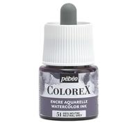 Pébéo - Colorex Ink 45 ml Neutral Grey - Colorex Watercolour Ink Pébéo - Grey Ink Velvety Rendering - Multi-Tool Ink for All Media - 45 ml - Neutral Grey