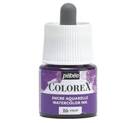 Pébéo - Colorex Ink 45 ml Purple - Colorex Watercolour Ink Pébéo - Purple Ink Velvety Rendering - Multi-Tool Drawing Ink for All Media - 45 ml - Purple