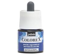 Pébéo - Colorex Ink 45 ml Ultramarine Blue - Colorex Watercolour Ink Pébéo - Velvety Finish Blue Ink - Multi-Tool Drawing Ink for All Media - 45 ml - Ultramarine Blue