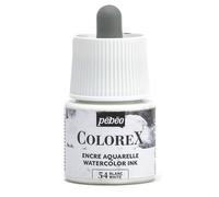 Pébéo - Colorex Ink 45 ml White - Colorex Watercolour Ink Pébéo - White Ink Velvety Rendering - Multi-Tool Drawing Ink for All Media - 45 ml - White