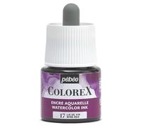 Pébéo - Colorex Ink 45 ml Wine Lie - Colorex Watercolour Ink Pebéo - Velvety Purple Ink - Multi-Tool Drawing Ink for All Media - 45 ml - Wine Lie