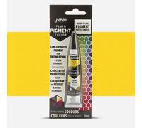 Pebeo Fluid Liquid Pigment Concentrate Resin-Mixable Colours-Opaque or Transparent Effect-Natural Origin-Yellow-20 ml, Yellow