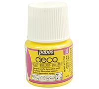 Pebeo Deco Bright Paint, Light Yellow, 45 ml