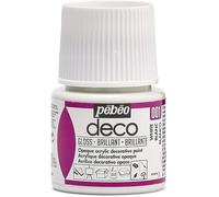 Pebeo Deco Bright Paint, White, 45 ml