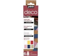 Pebeo Deco Initiation Glossy Set, Assorted, 6X20ML