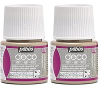 PEBEO Deco Matt Acrylic Paints 45 Milliliters - Ash Brown 070 (Pack of 2)