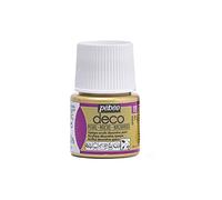 Pébéo - Deco Pearl - Multi-Surface Acrylic Paint - Opaque Colour, High Light Fastness - Pearl Finish, Gold Colour - 45ml Bottle