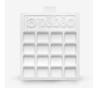 Pebeo : Disposable Palette : 16 Wells : Pack of 10