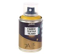 PEBEO Fabric Paint Spray for Textiles 7A - Natural and Synthetic Fabrics - Water-Based - Solvent-Free - Permanent Fabric Dye Machine Washable - Gold, 100 ml (Pack of 1)