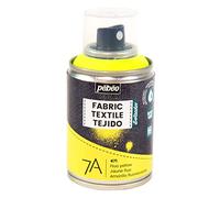 Pébéo - Fabric Paint Spray for Textiles 7A - Natural and synthetic fabrics - Water-based - Solvent-free - Permanent Fabric Dye Machine-Washable - Neon Yellow, 100 ml (Pack of 1)
