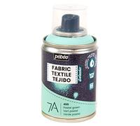 Pébéo - Fabric Paint Spray for Textiles 7A Spray - Natural and synthetic fabrics - Water-based - Solvent-free - Permanent Fabric Dye Machine-Washable - Spray Paint for textile design - Pastel green