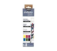 Pébéo - Fabric Paints Starter Set - Light Fabrics - 6 x 20 ml