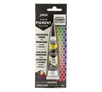 Pebeo Fluid Liquid Pigment Concentrate Resin-Mixable Colours-Opaque or Transparent Effect-Natural Origin-Yellow-20 ml, Yellow