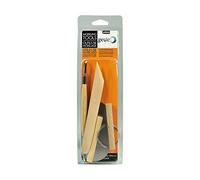 Gedeo Modelling Tools for Clay, Silver/Wood