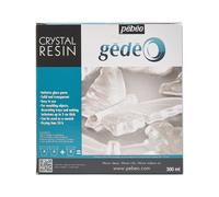Pebeo Gedeo Crystal Resin 300ml Epoxy Two Part Kit for Art, Craft, Hobby