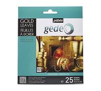 Pebeo Gédéo Pack of 25 Gold Gilding Leaves,14 x 14 cm